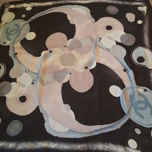 Channel scarf authnic beautiful